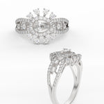 Load image into Gallery viewer, Cluster Cocktail Diamond Ring
