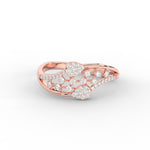 Load image into Gallery viewer, Swirl Daily Wear Natural Diamond Engagement Ring

