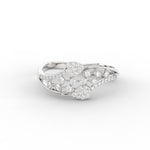 Load image into Gallery viewer, Swirl Daily Wear Natural Diamond Engagement Ring
