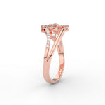 Load image into Gallery viewer, Swirl Daily Wear Natural Diamond Engagement Ring
