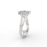 Load image into Gallery viewer, Swirl Daily Wear Natural Diamond Engagement Ring

