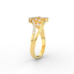 Load image into Gallery viewer, Swirl Daily Wear Natural Diamond Engagement Ring
