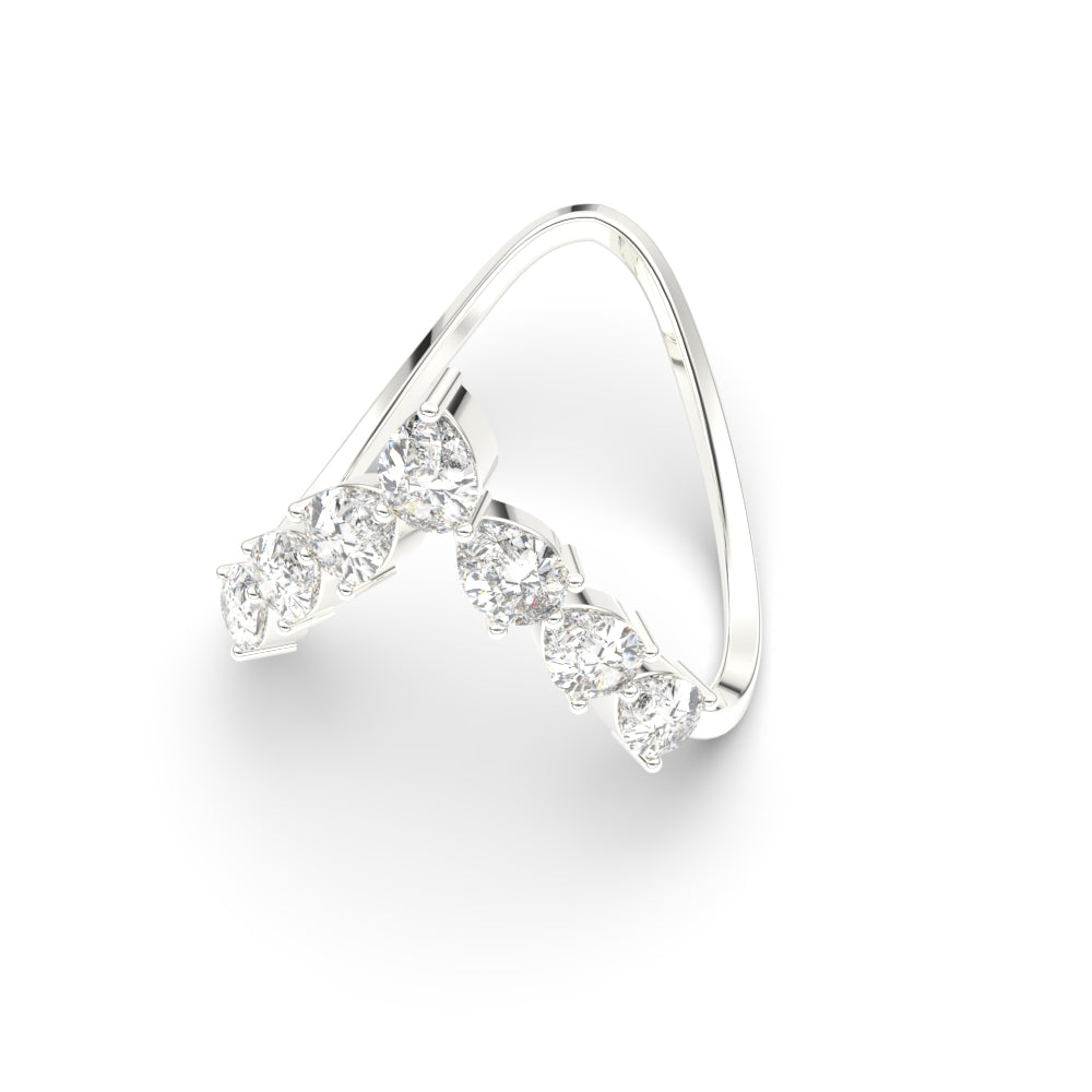 Pear Shape Diamond Vanki Ring