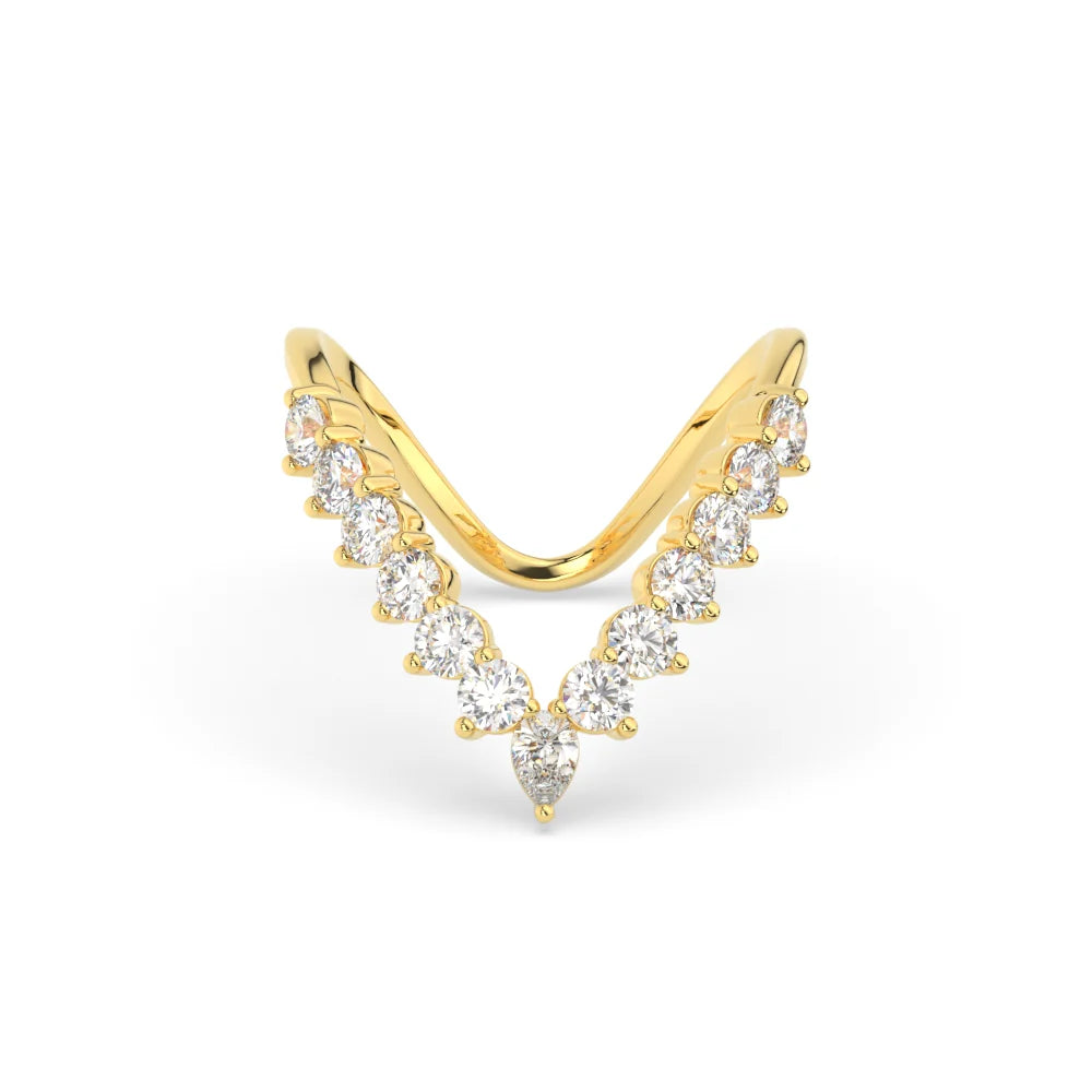 2. Diamond Vanki Engagement Ring