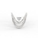 Load image into Gallery viewer, Double Band Vanki Diamond Ring