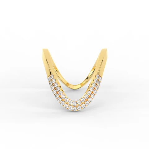 1. Double Band Vanki Diamond Ring