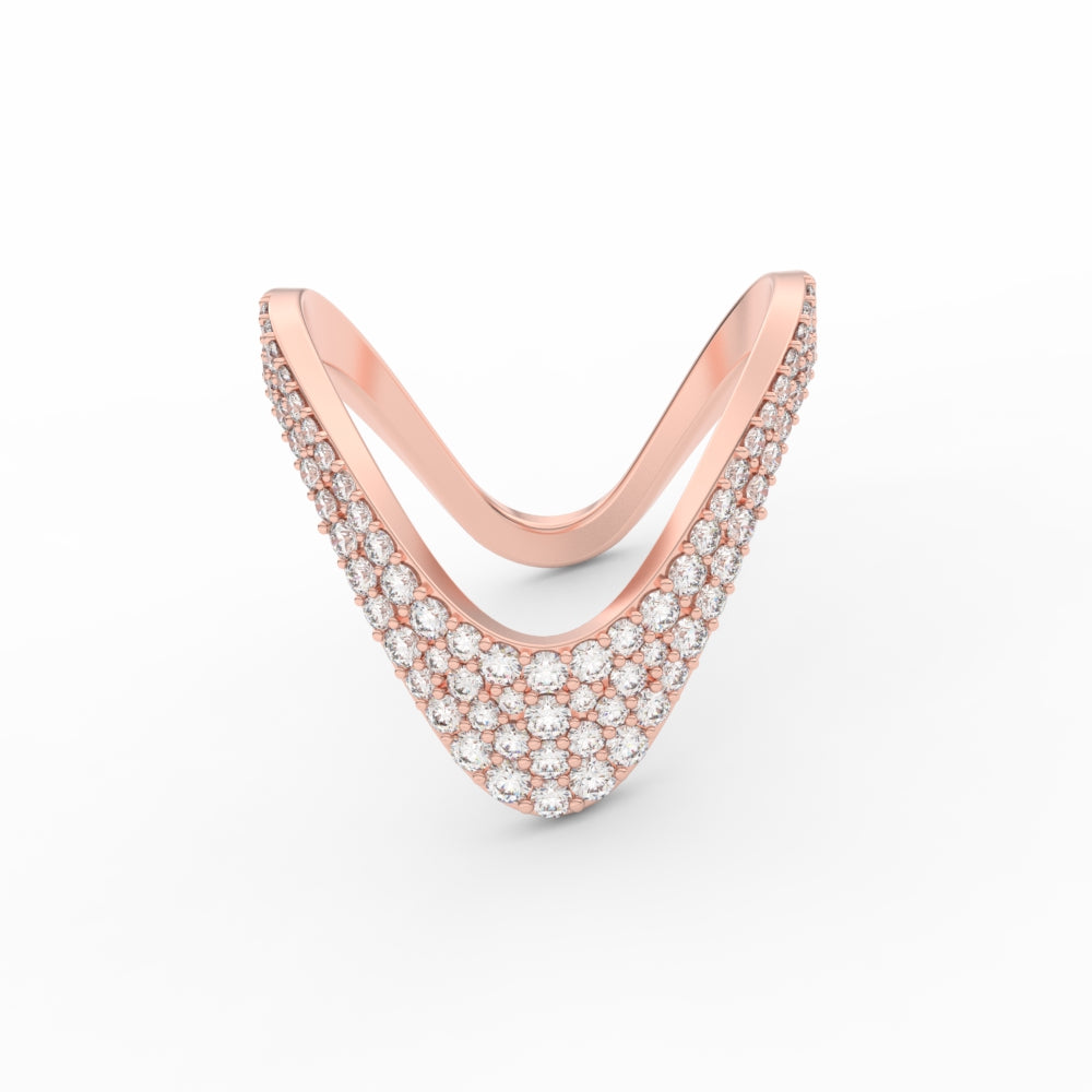 3/4 Carat Diamond Vanki Ring