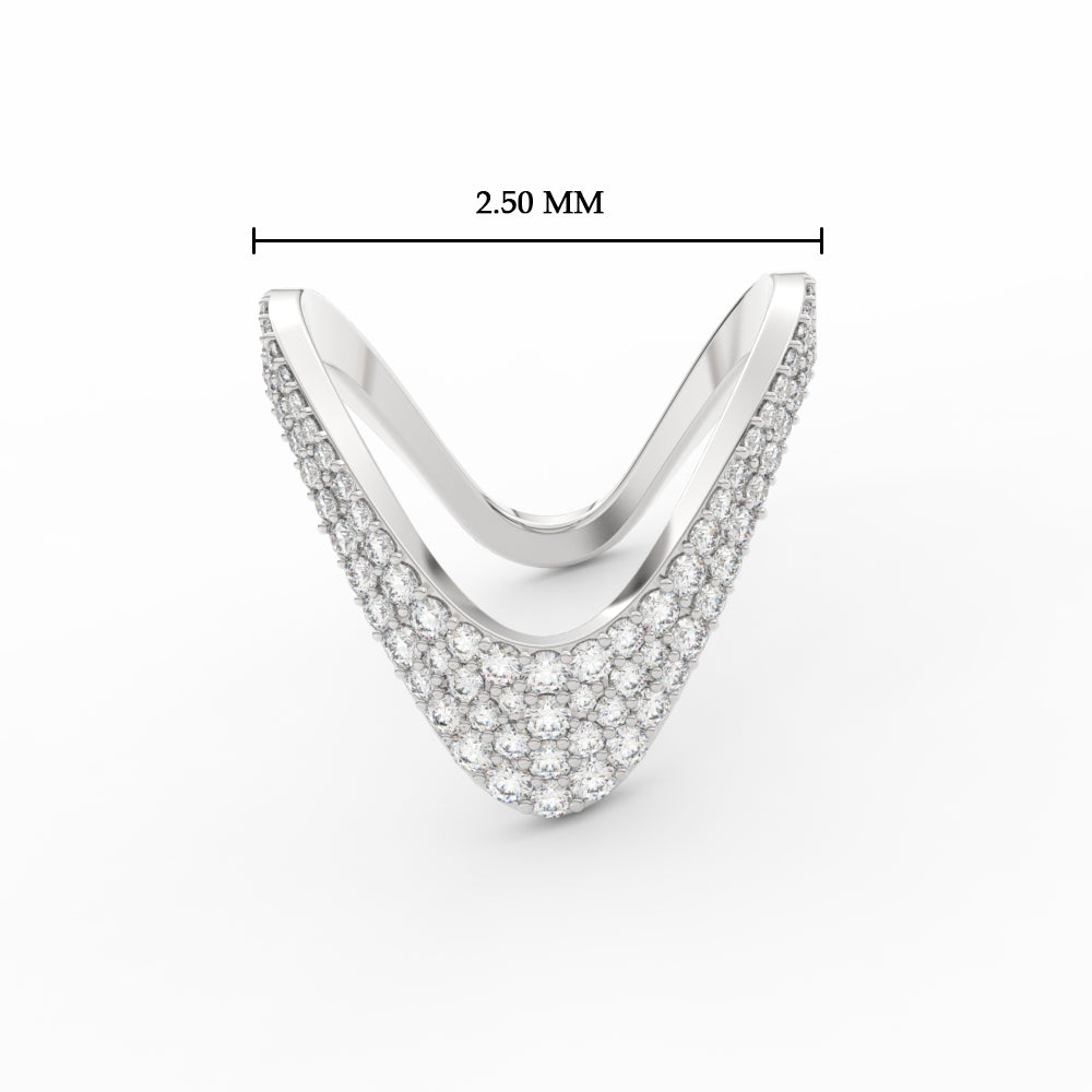 3/4 Carat Diamond Vanki Ring
