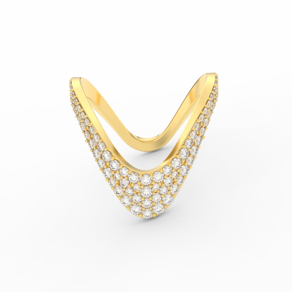 3/4 Carat Diamond Vanki Ring