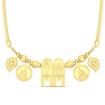 Load image into Gallery viewer, Thali Set Meenakshi Sundareshwar Thali Lakshmi Kasu Mangalyam with Chain
