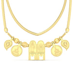 Load image into Gallery viewer, Thali Set Meenakshi Sundareshwar Thali Lakshmi Kasu Mangalyam with Chain
