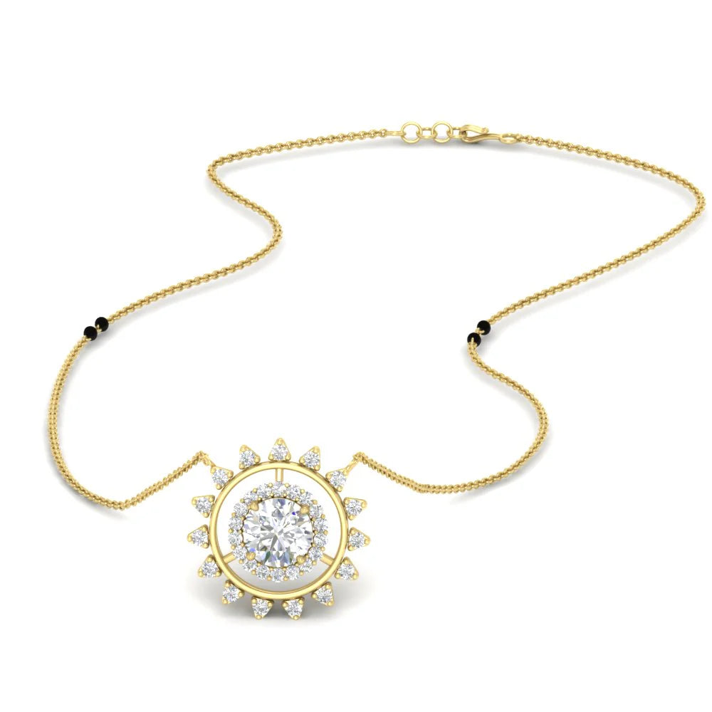 1. Solitaire Mangalsutra