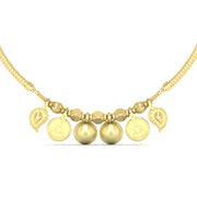 Laxmi Coin and Double Mango Wati Gold Chain