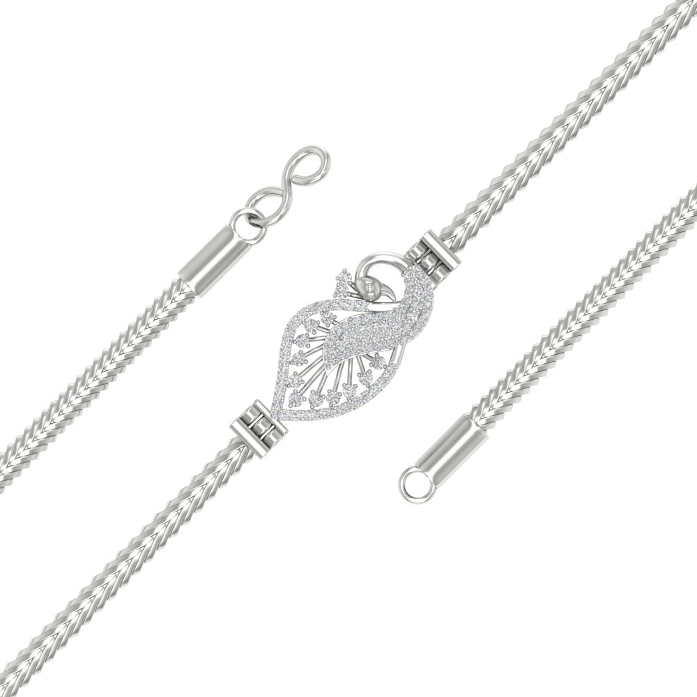 Beautiful Peacock Mugappu Thali Chain