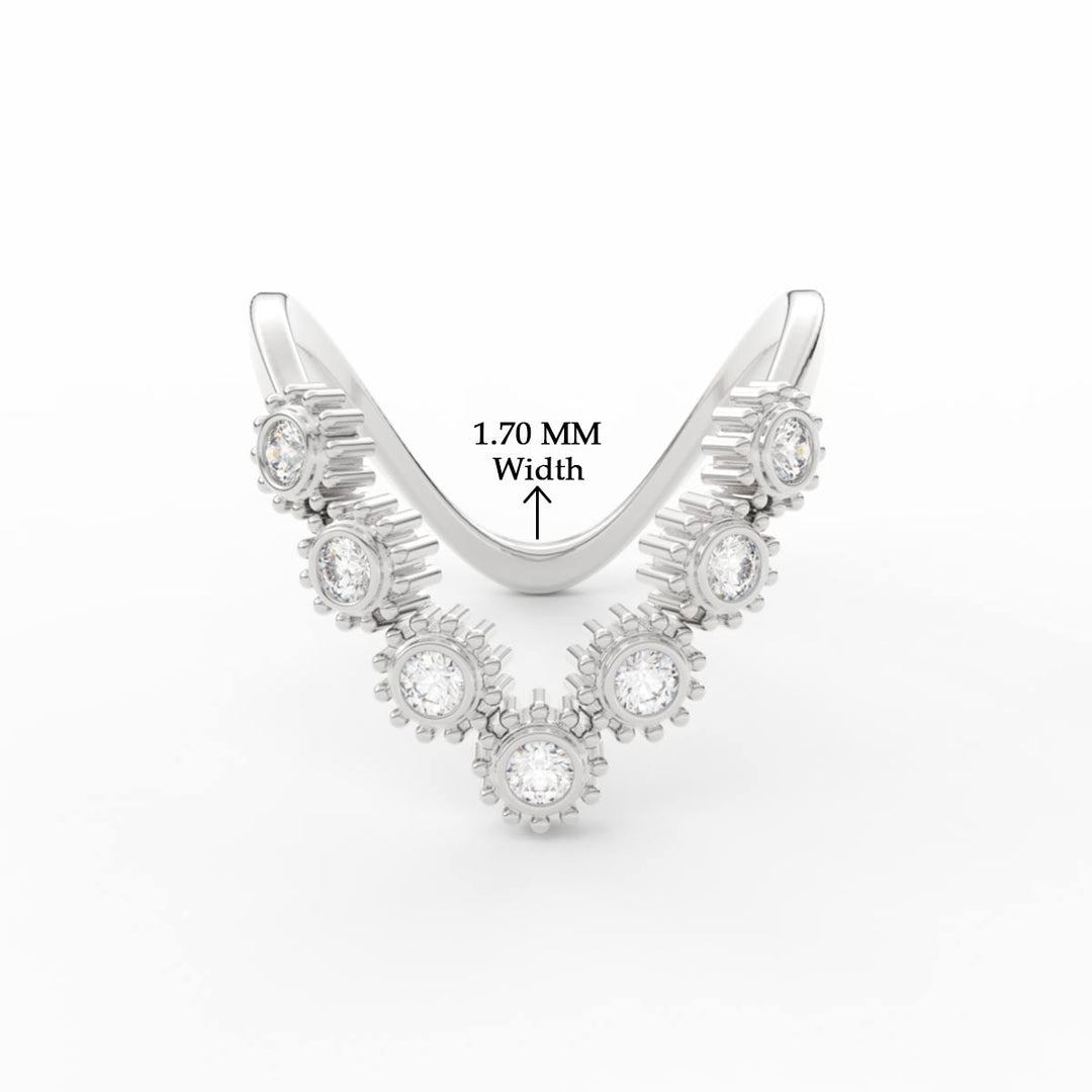 Bezel Set Diamond traditional Vanki Ring