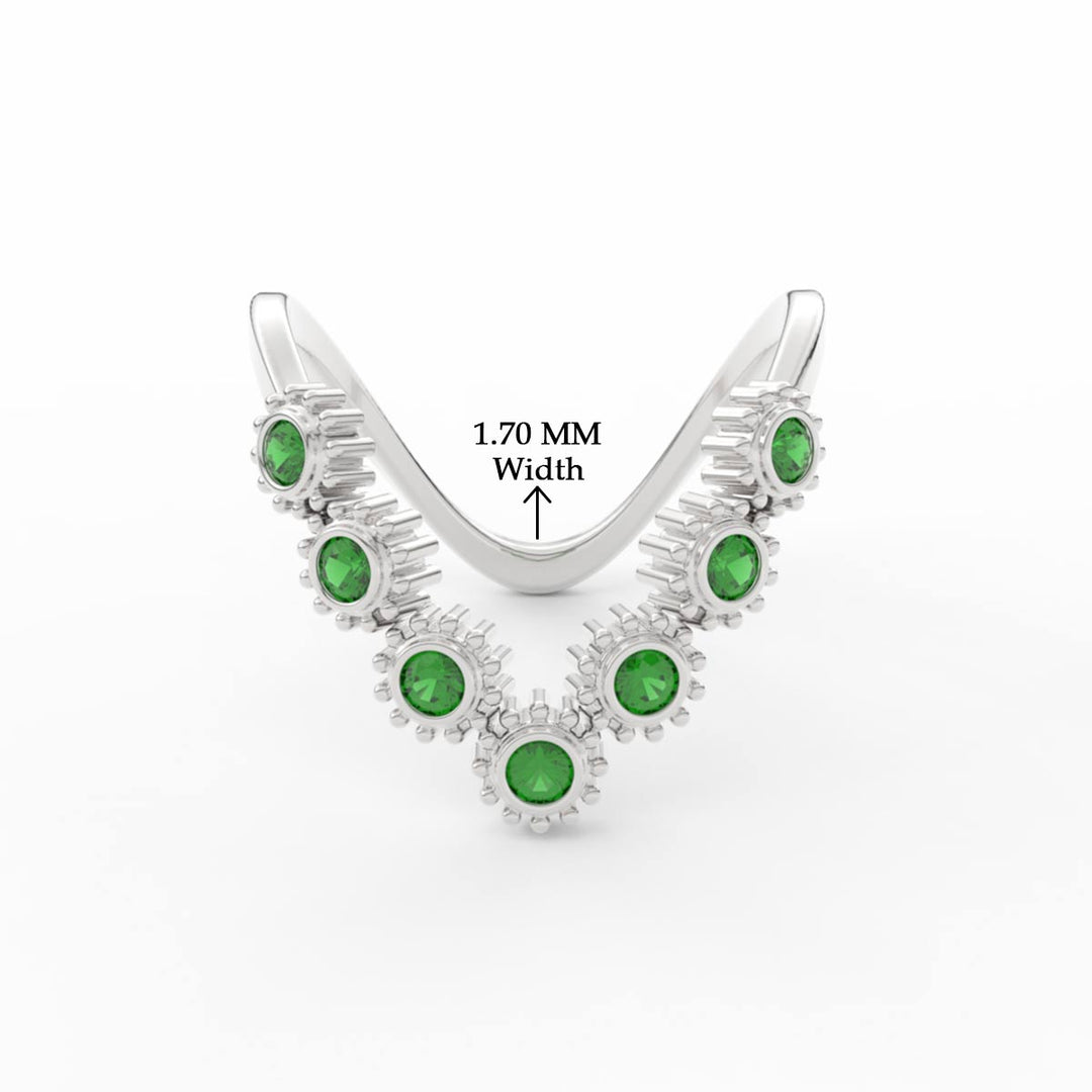Bezel Set Diamond traditional Vanki Ring