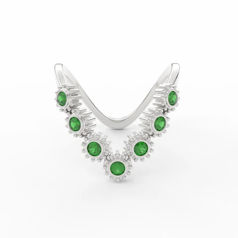 6. Bezel Set Diamond Traditional Vanki Ring