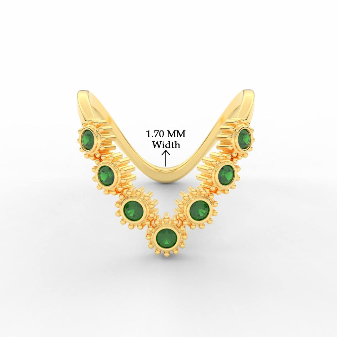 Bezel Set Diamond traditional Vanki Ring