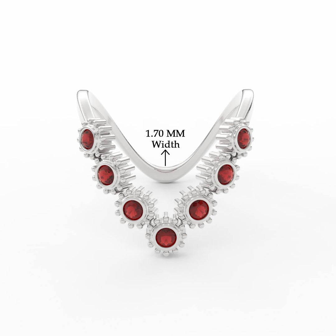Bezel Set Diamond traditional Vanki Ring