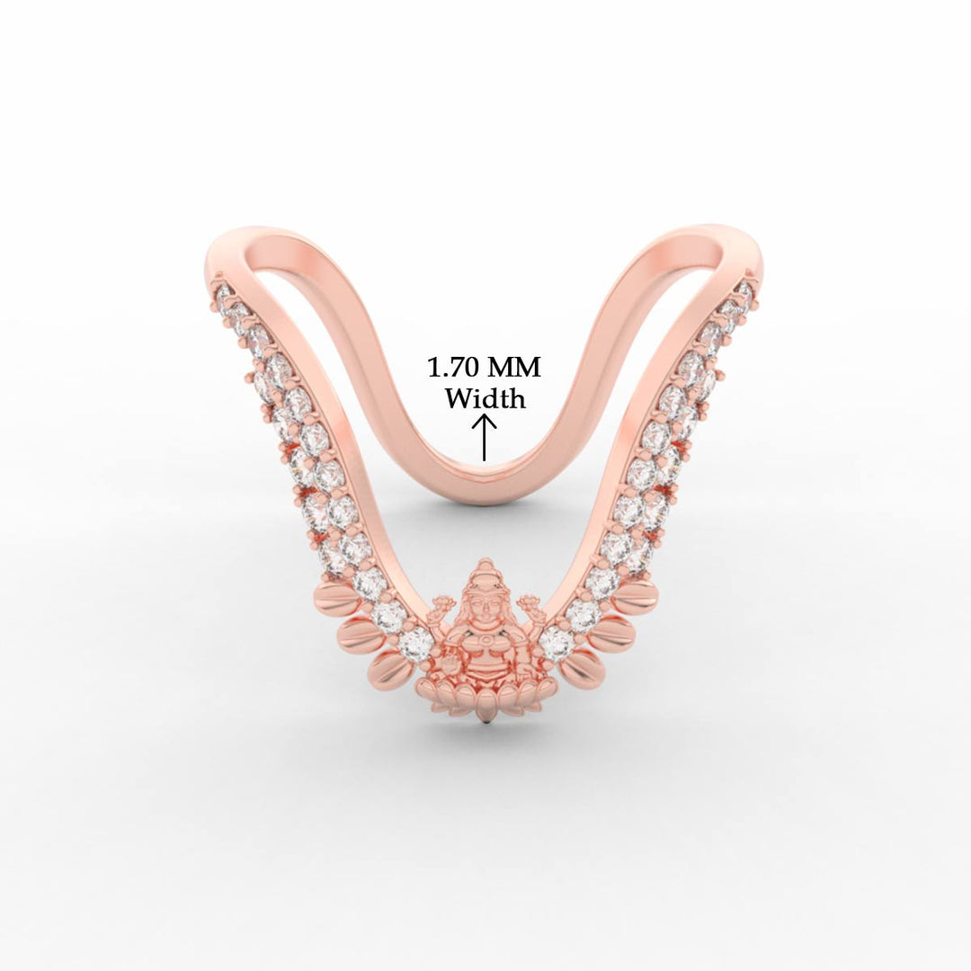 Lakshmi Design Traditional Diamond Vanki Ring