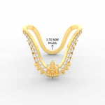 Load image into Gallery viewer, Lakshmi Design Traditional Diamond Vanki Ring