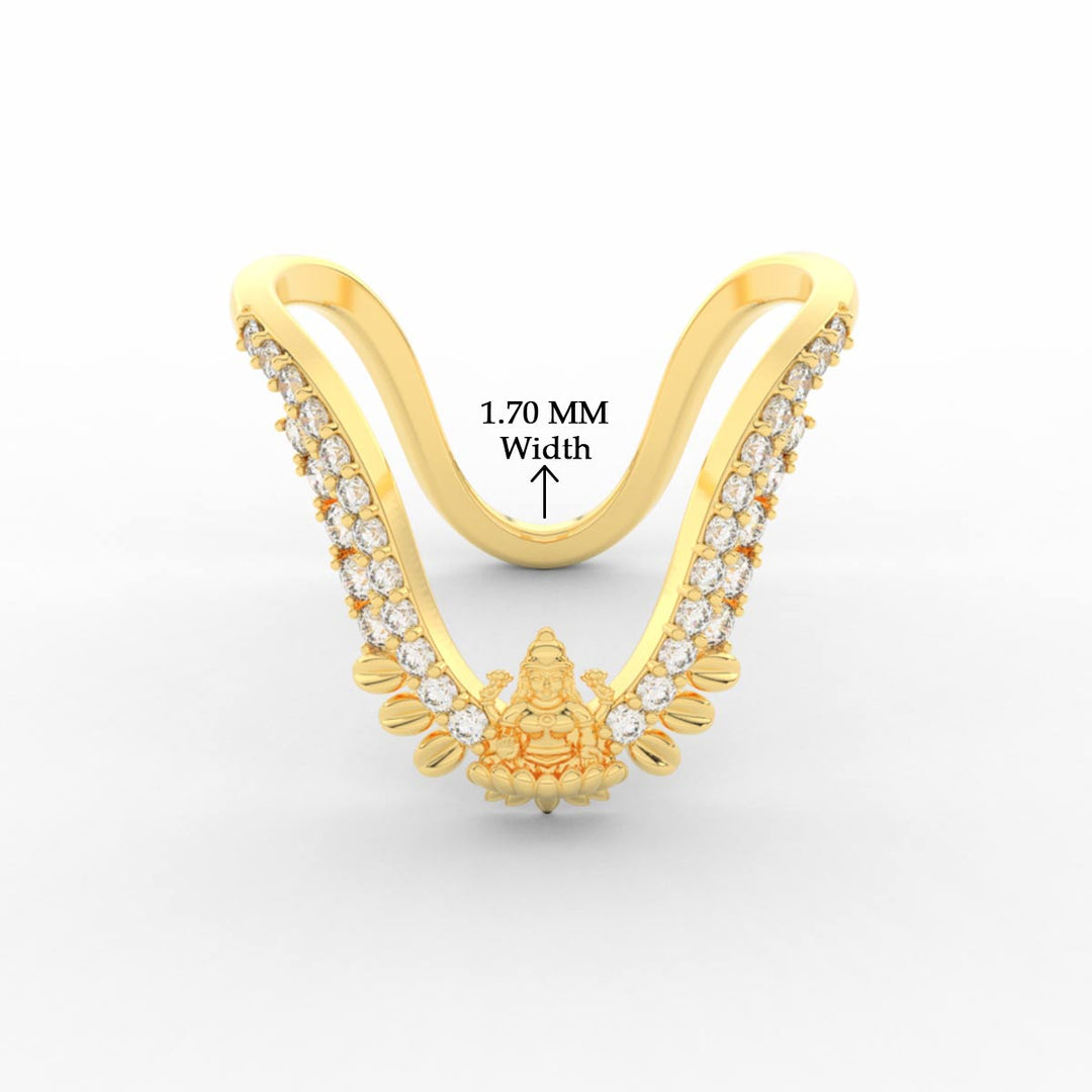 Lakshmi Design Traditional Diamond Vanki Ring