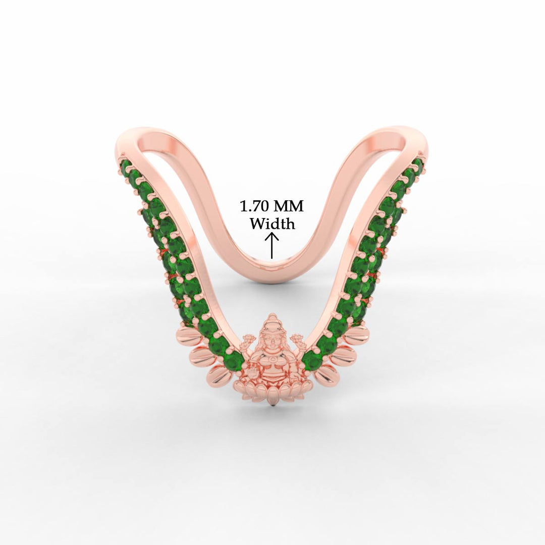 Lakshmi Design Traditional Diamond Vanki Ring