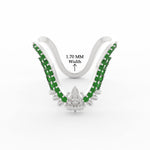 Load image into Gallery viewer, Lakshmi Design Traditional Diamond Vanki Ring