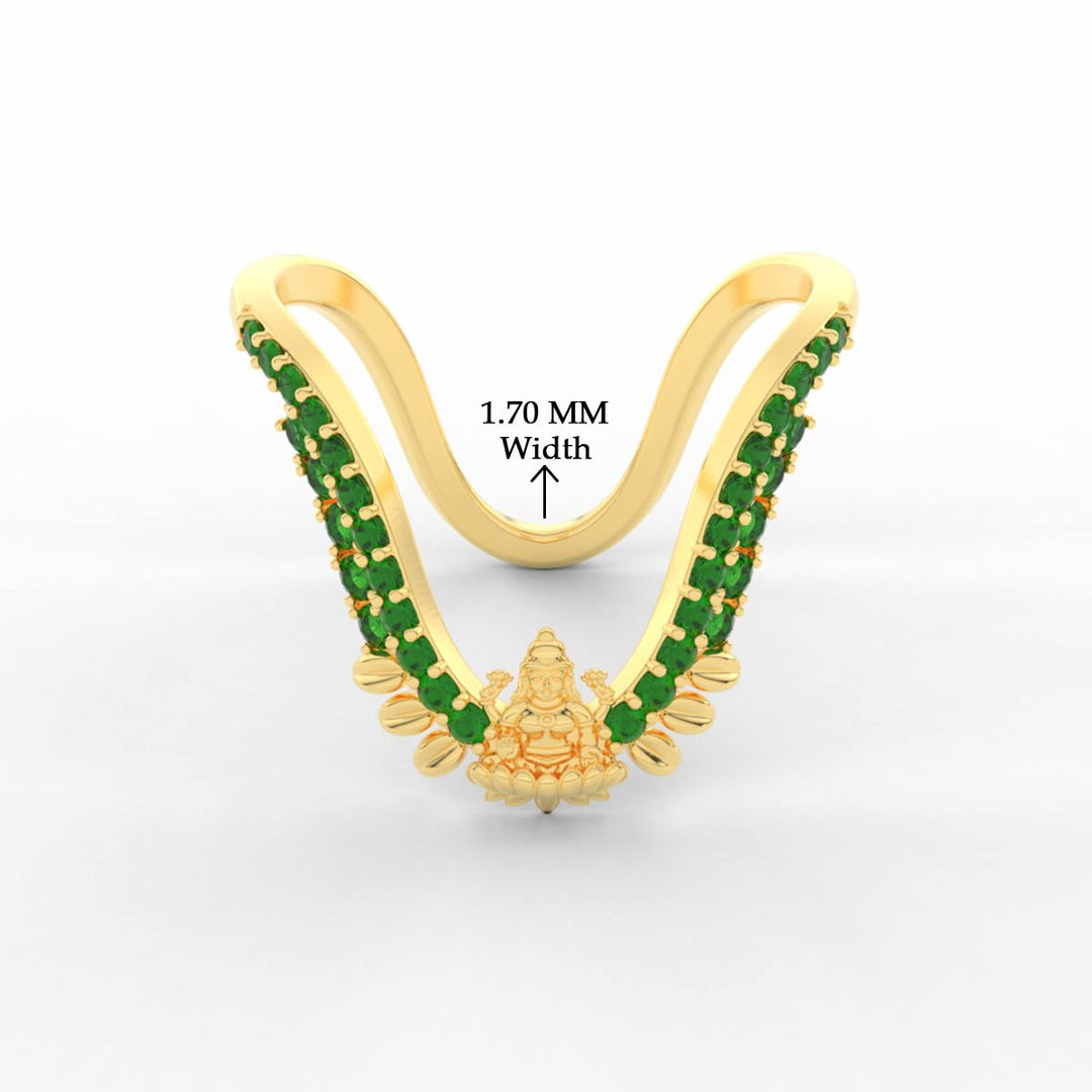 Lakshmi Design Traditional Diamond Vanki Ring
