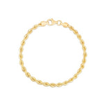 Load image into Gallery viewer, 3.7mm 14K Silky Gold Rope Chain Necklace
