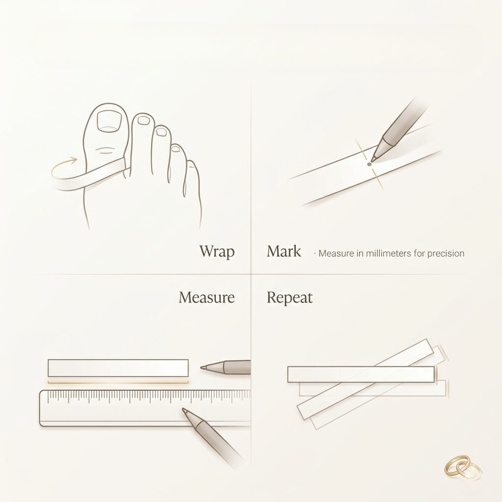 Method 1: Measuring with Paper or Thread