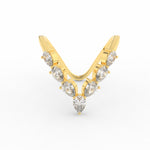 Load image into Gallery viewer, Pear-shape-diamond-vanik-ring-in-14k-yellow-gold-mgs10992