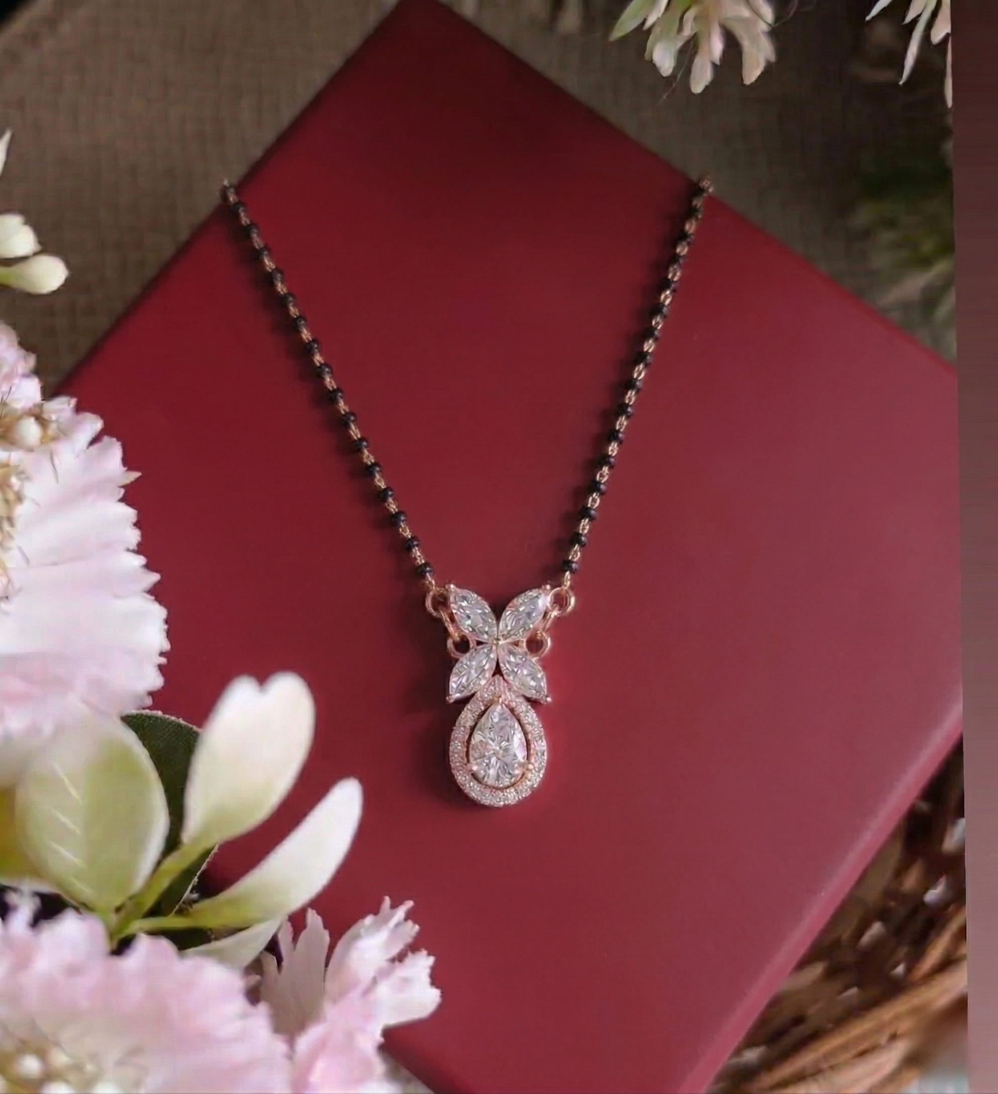 5. Short Rose Gold Mangalsutra