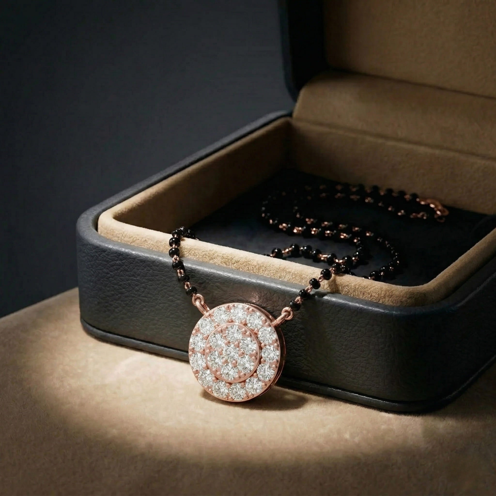Price Range of Rose Gold Diamond Mangalsutra