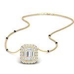 Load image into Gallery viewer, Round-Baguette-Modern-3-spaced-out-black-beads-Mangalsutra-in-yellow-gold-mgs10839sleep-nl-yg.jpg?v=1767873992