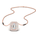 Load image into Gallery viewer, Round-Baguette-cut-3-beads-modern-diamond-mangalsutra-in-rose-gold-mgs10839sleep-nl-rg.jpg?v=1767873992
