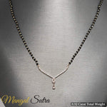 Load image into Gallery viewer, Simple-diamond-pendant-mangalsutra-in-yellow-gold-MGS8512-1