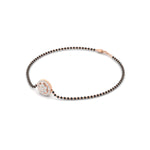 Load image into Gallery viewer, Simple Halo Diamond Mangalsutra Bracelet
