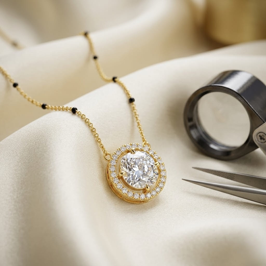 Special Care: Diamond Mangalsutra Pendants