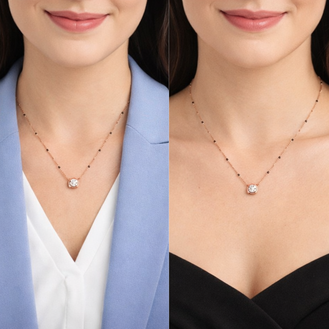 Styling Short Mangalsutras with Different Outfits