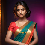 Load image into Gallery viewer, Thali Set Meenakshi Sundareshwar Thali Lakshmi Kasu Mangalyam with Chain
