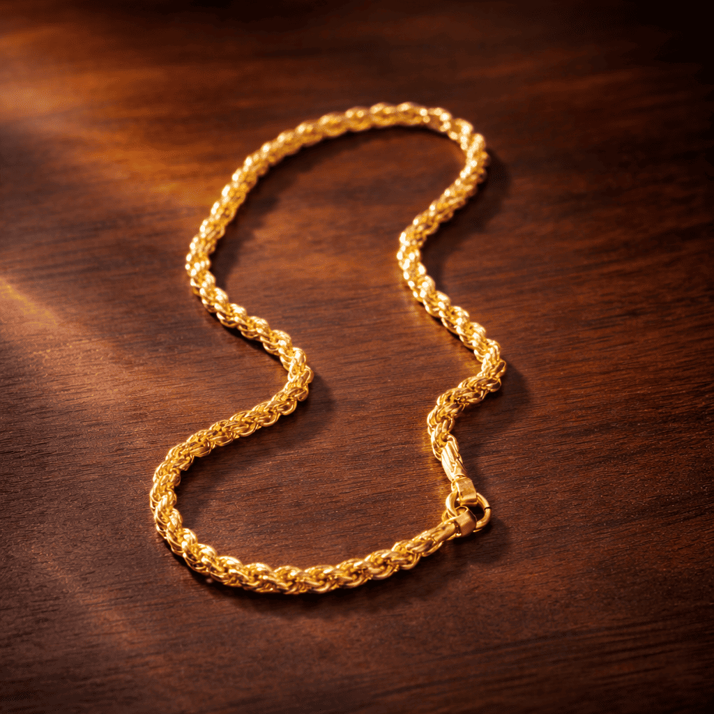 4. Twisted Gold Chain