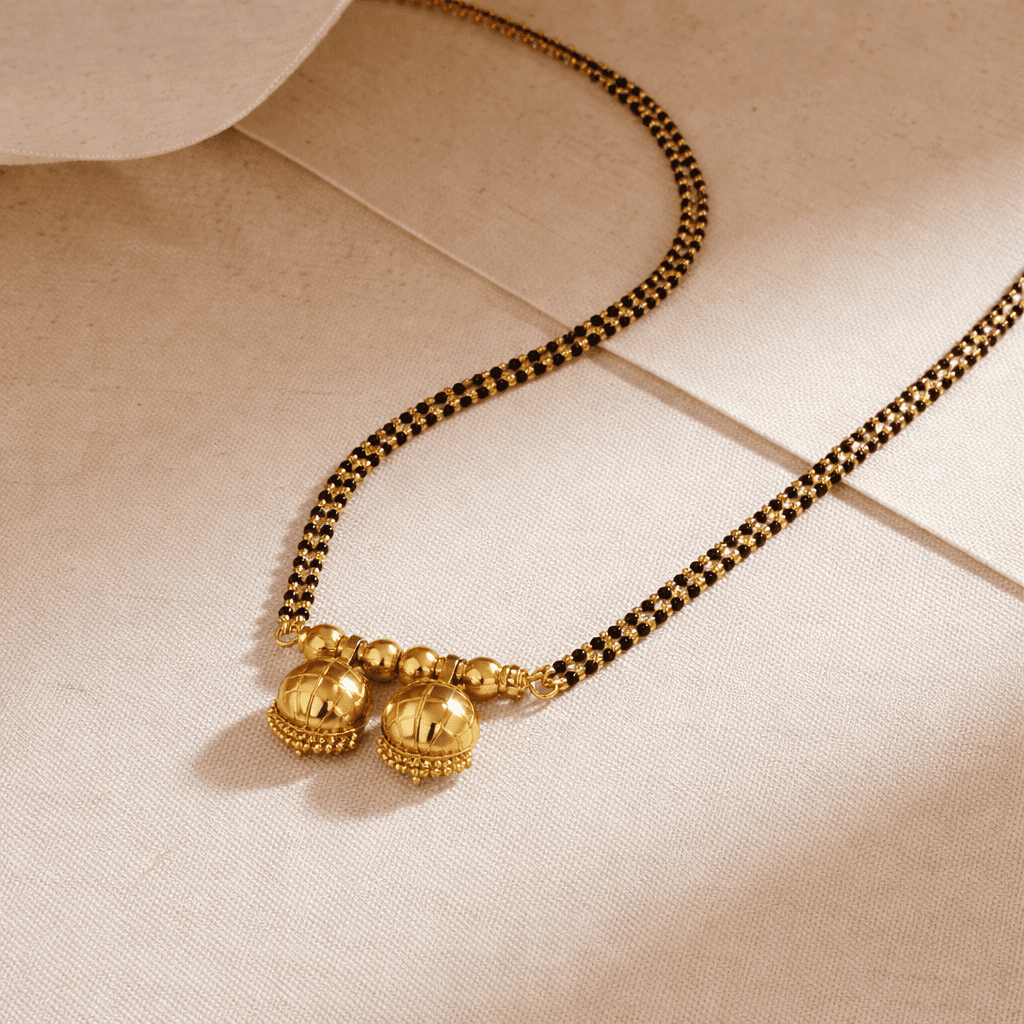 7. Two-String Light Weight Mangalsutra