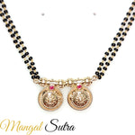 Load image into Gallery viewer, Vati Maharashtrian Mangalsutra With Ruby