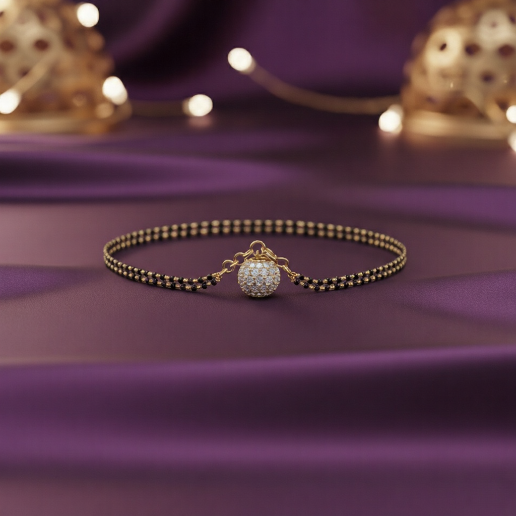 3. Ball/Beads Design Bracelet Mangalsutras