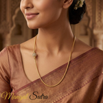 Load image into Gallery viewer, ball-design-diamond-thali-mugappu-with-gold-chain-in-MGS10802