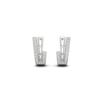 Load image into Gallery viewer, Beautiful Diamond J Hoop Earrings
