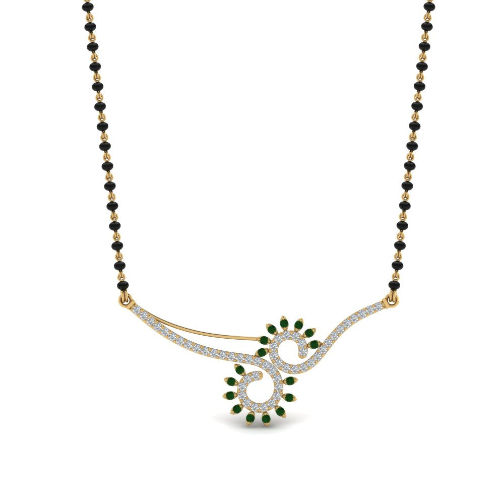 Beautiful Black Beads Mangalsutra Chain