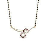 Load image into Gallery viewer, Beautiful Black Beads Mangalsutra Chain
