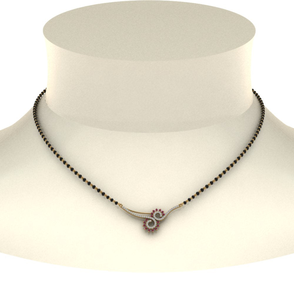 Beautiful Black Beads Mangalsutra Chain